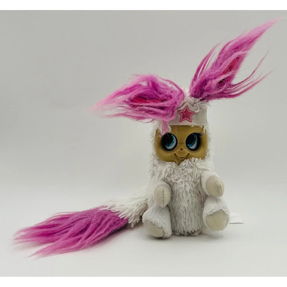 Fur Babies World Princess Melina Bush Baby White Pink Plush Star 6